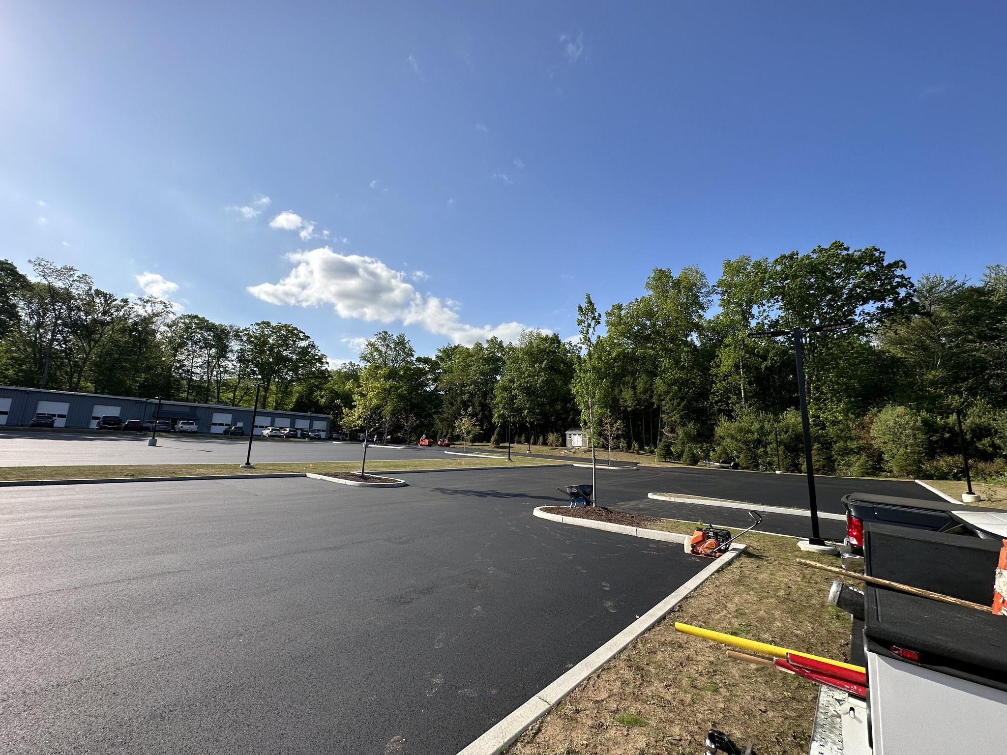 Parking lot transformation in Waterford